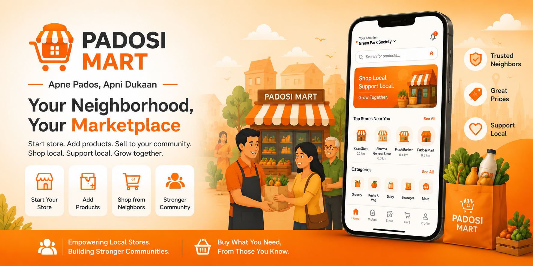 Padosi Mart – Your Neighbourhood Marketplace